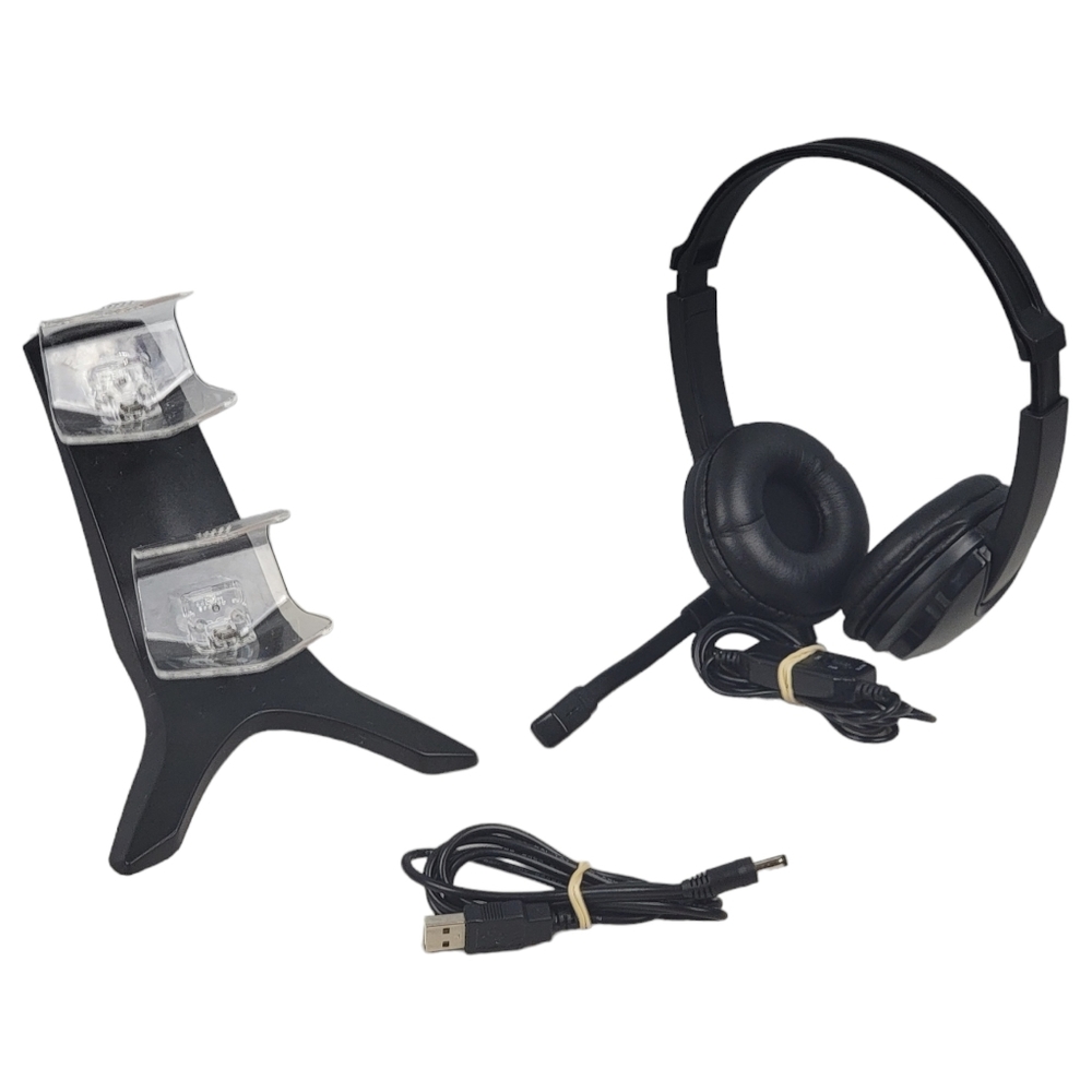 Dual Charging Station & Headset for PS4 Playstation4